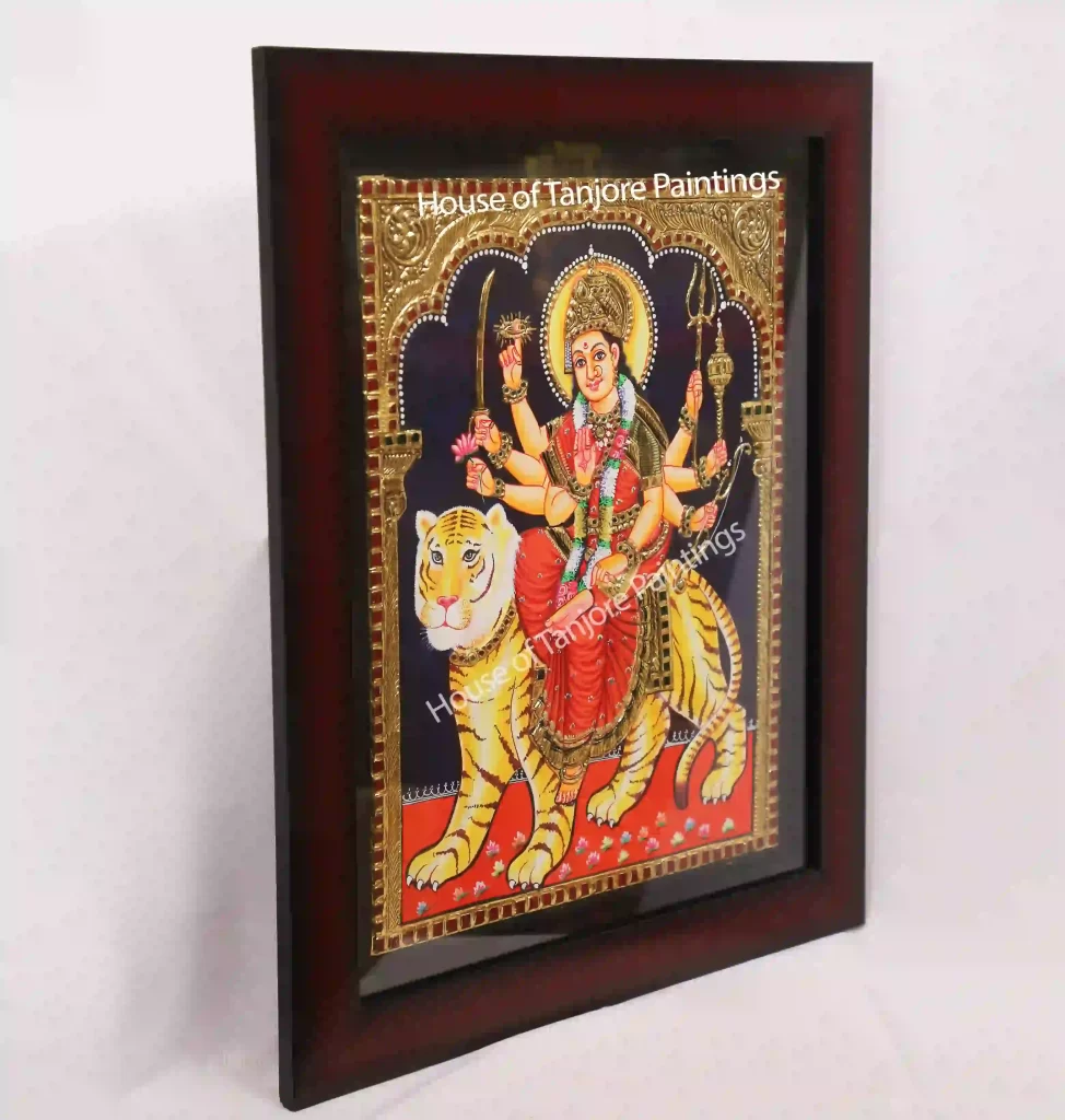 Durga Devi Tanjore Painting