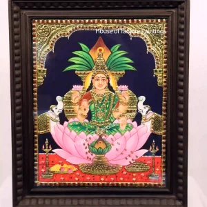Lakshmi Devi Tanjore Painting