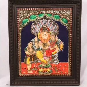 Lakshmi Narasimha Swami Tanjore painting