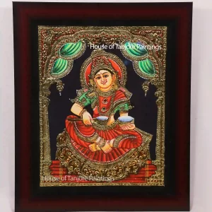 Annapurna Devi Tanjore Painting