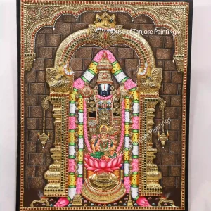 Balaji Semi Embossed Tanjore Painting