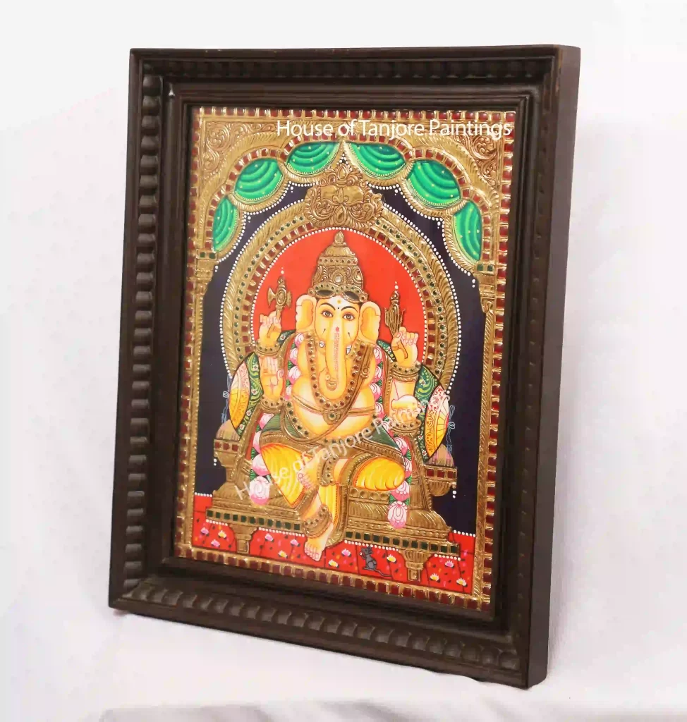 Ganesha Tanjore Painting