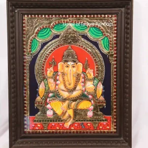 Ganesha Tanjore Painting