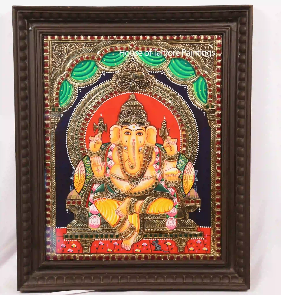 Ganesha Tanjore Painting