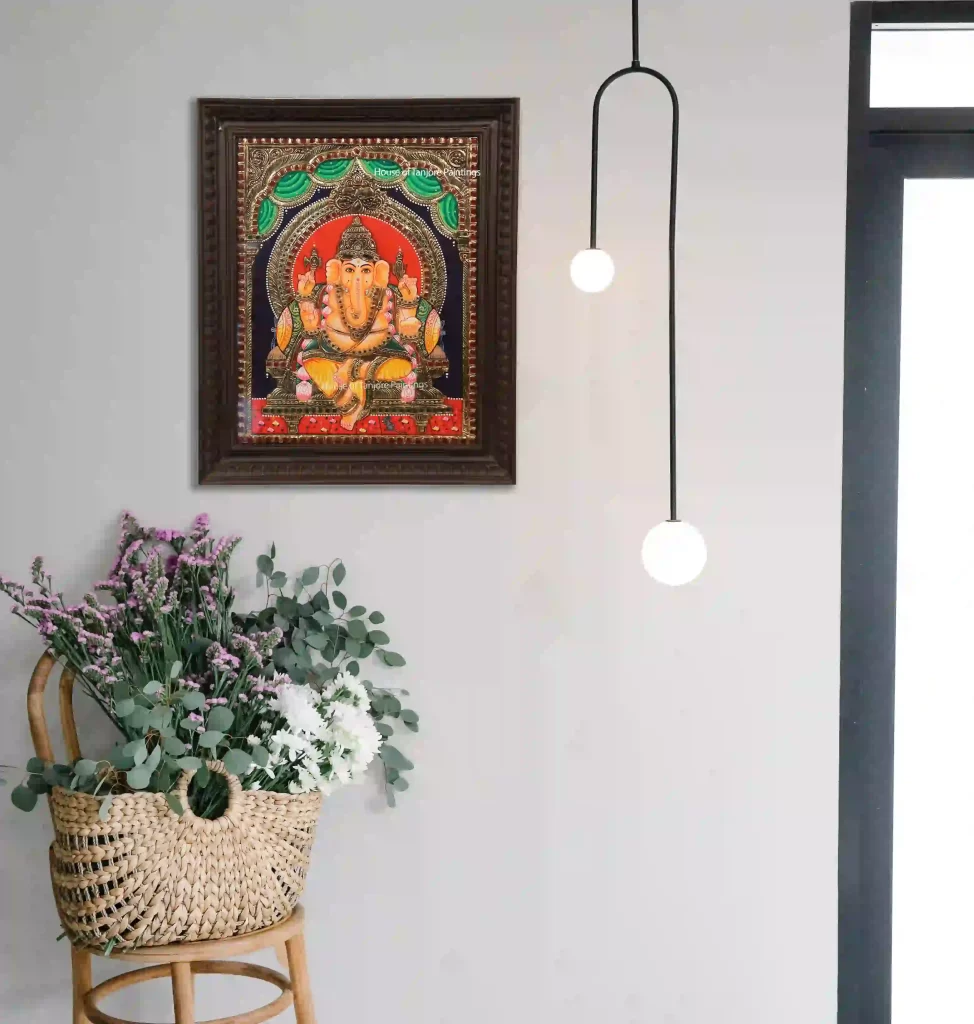 Ganesha Tanjore Painting