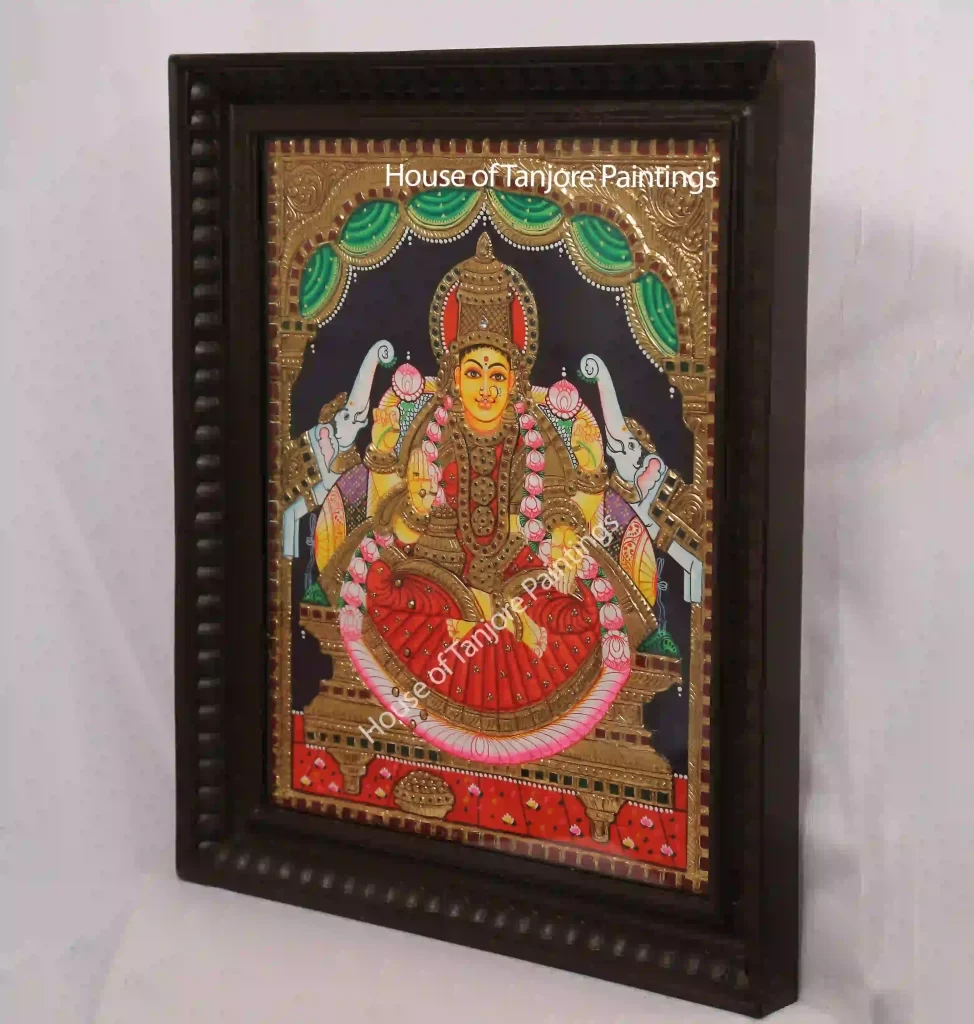 Lakshmi Devi Tanjore Painting