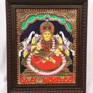 Elevate your space with our beautiful Lakshmi Devi Tanjore Painting, a symbol of prosperity and abundance.