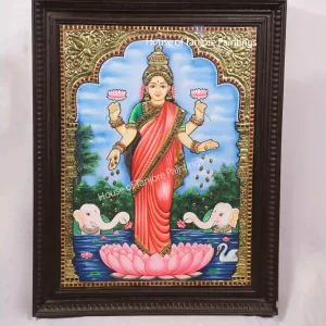 Lakshmi Devi Tanjore Painting