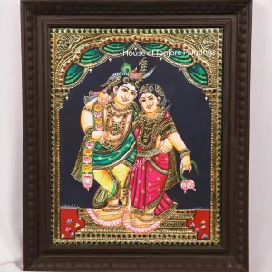 Radha Krishna Tanjore Painting