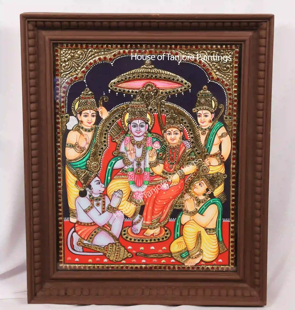 Ram Parivar Tanjore Painting