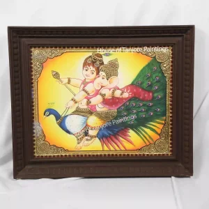 Vinayaka Murugan Tanjore Painting
