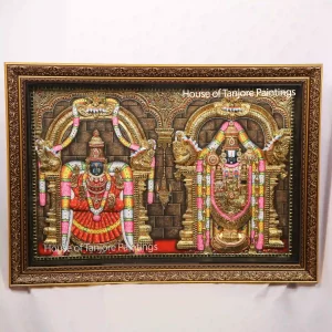 Balaji Padmawathi Tanjore Painting